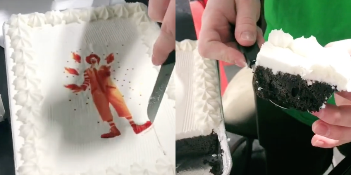 McDonald's Has A Secret Birthday Cake