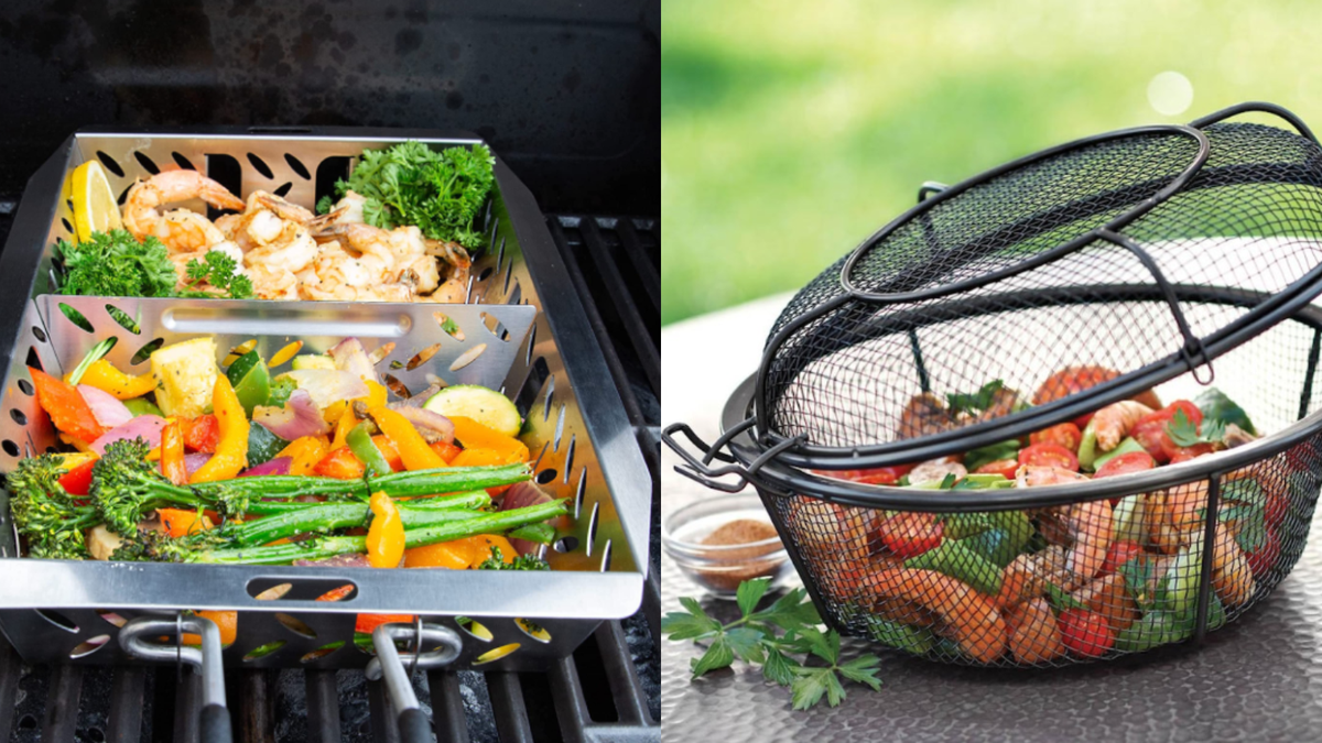 6 Best Grill Baskets of 2024 - Top-Rated Grill Baskets