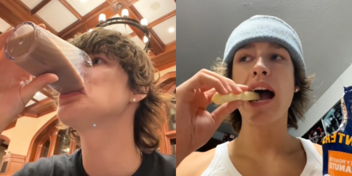 College Student Has TikTok Absolutely Shook With How Much He Eats In A Day