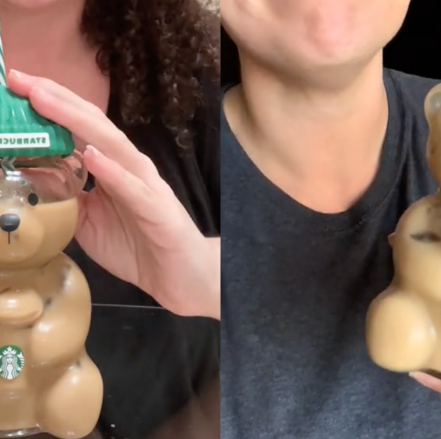 Not Starbucks product, Barista Bear Topper, ONLY topper ,DONOT include