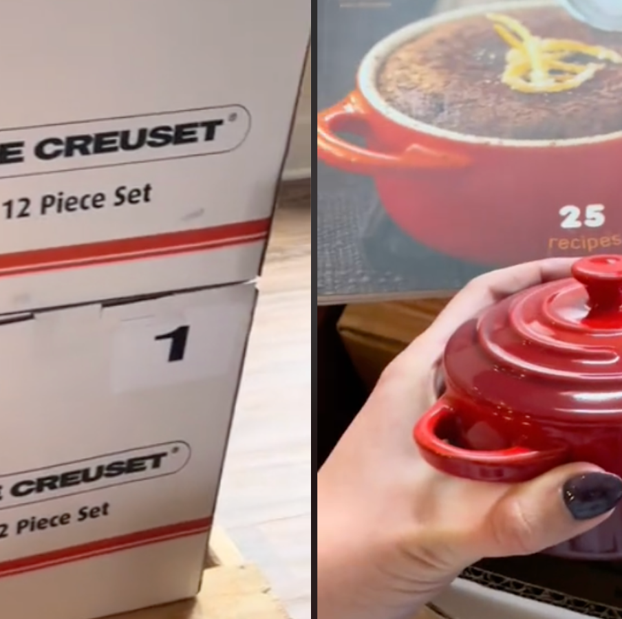 Yes, Costco has a 157-piece Le Creuset set for sale in case an