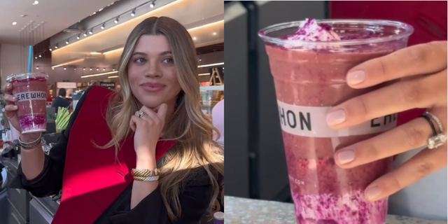 sofia richie smoothie