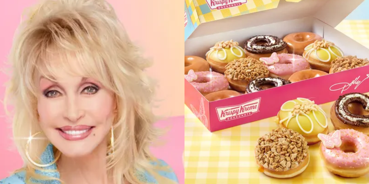 Krispy Kreme And Dolly Parton Team Up For Limited-Edition Donuts