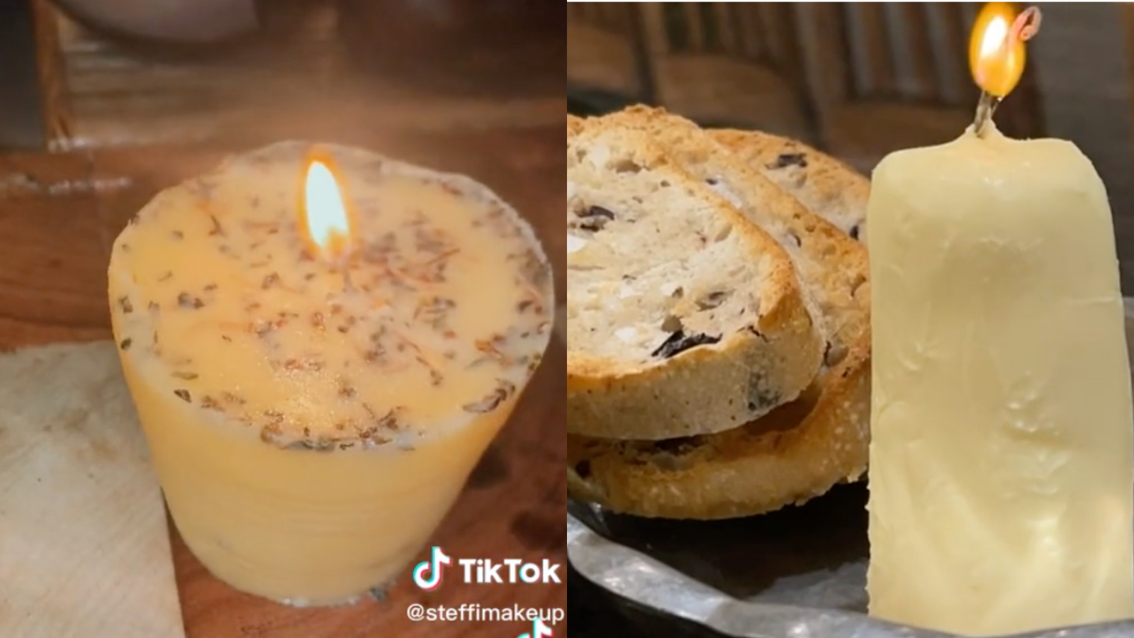 How to make a flavored edible butter candle now trending for