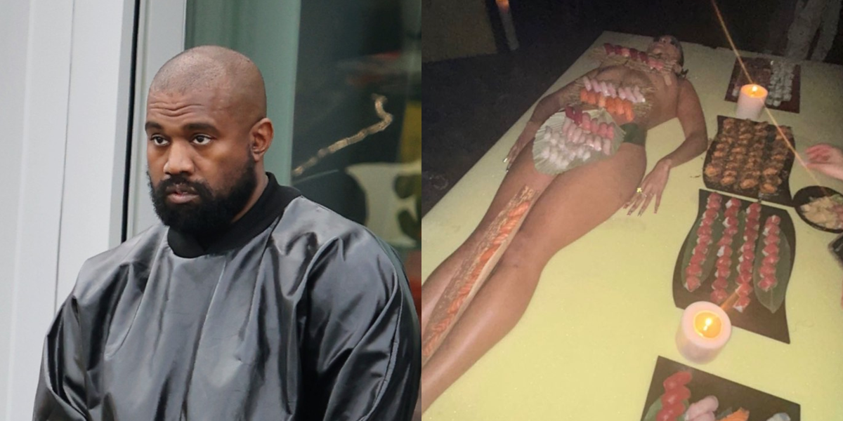 Kanye West a servi des sushis à des femmes nues lors de son 46e anniversaire