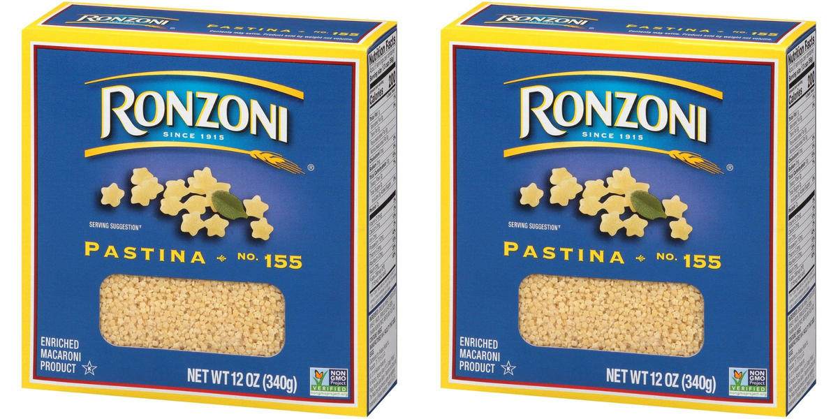 Ronzoni StarShaped Pastina Pasta Has Been Discontinued