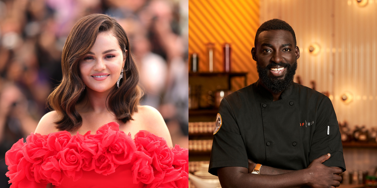 preview for Chef Eric Adjepong Reveals One Of His Favorite Desserts While Dishing About Selena Gomez