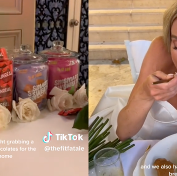 the internet is freaking out about this bride's wedding day diet