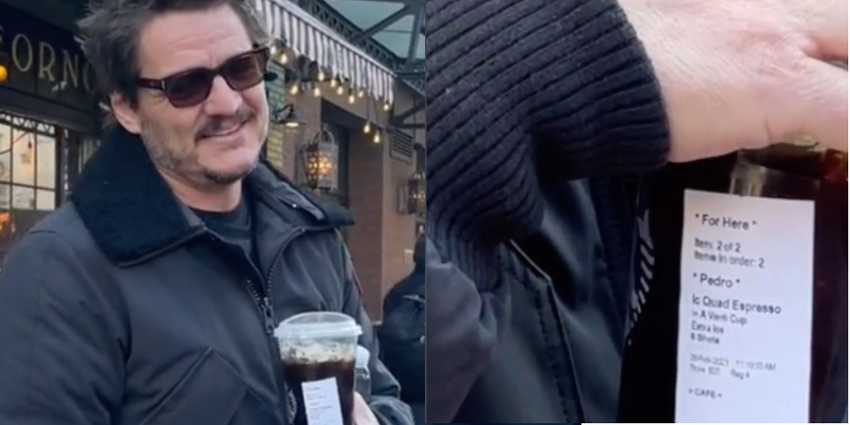 Pedro Pascal's Starbucks Order Is Stressing Us Out