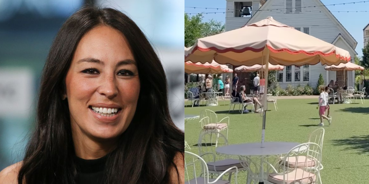 Joanna Gaines Has These Darling Outdoor Umbrellas—Get Them on Amazon Before They’re Gone!