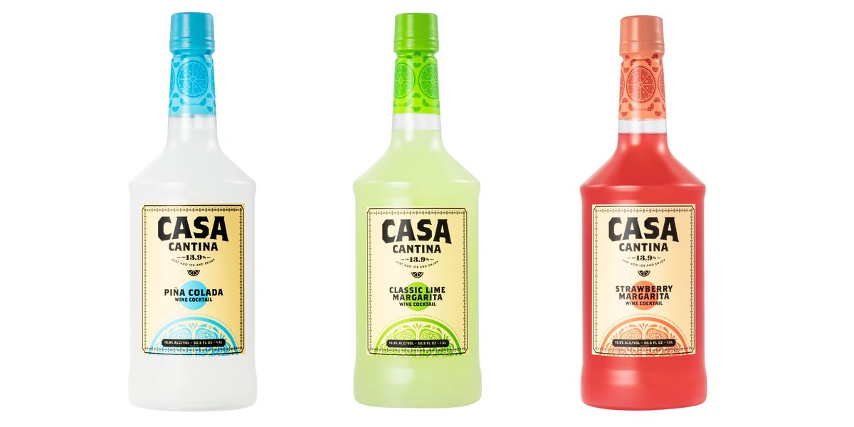 three bottles of casa cantina ready to drink cocktails