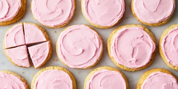 copycat crumbl sugar cookie frosted pink