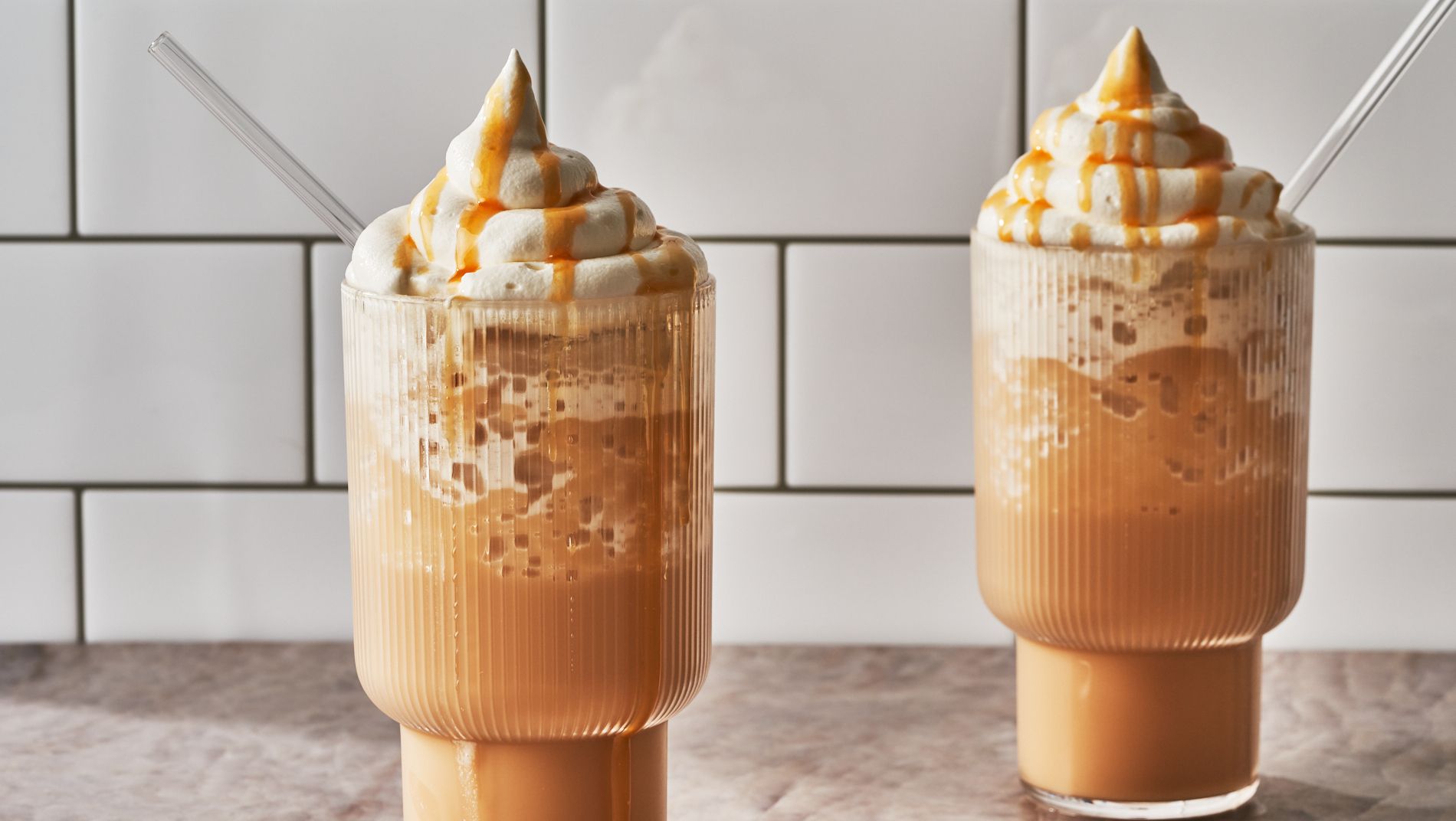 Caramel Latte Recipe (video) - Easy Starbucks Copycat Drink
