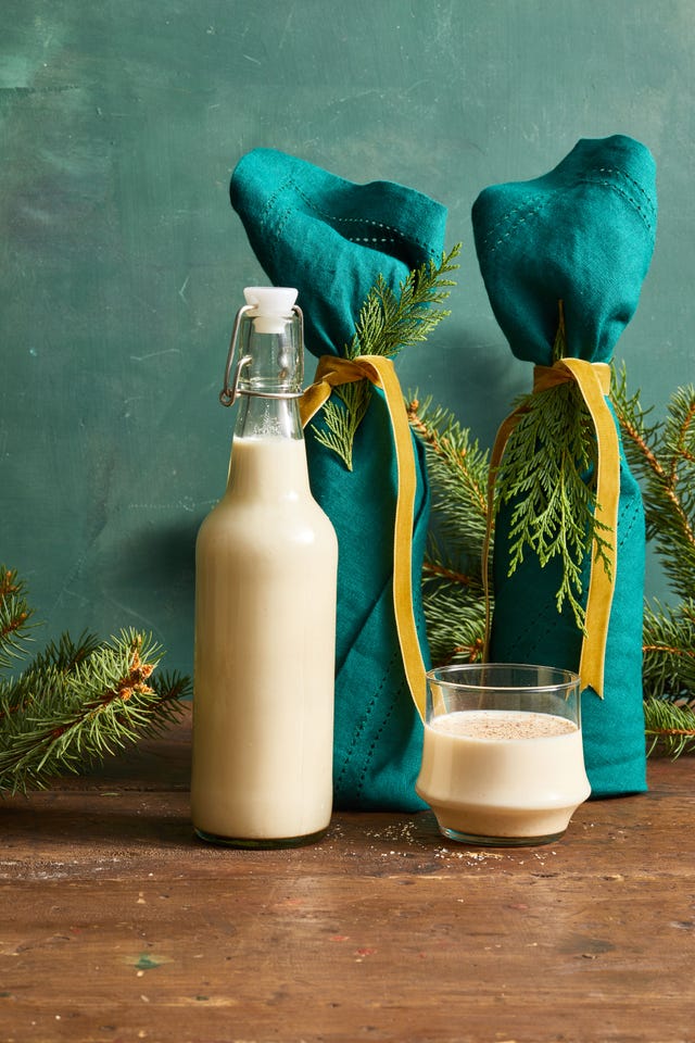 a bottle of coquito