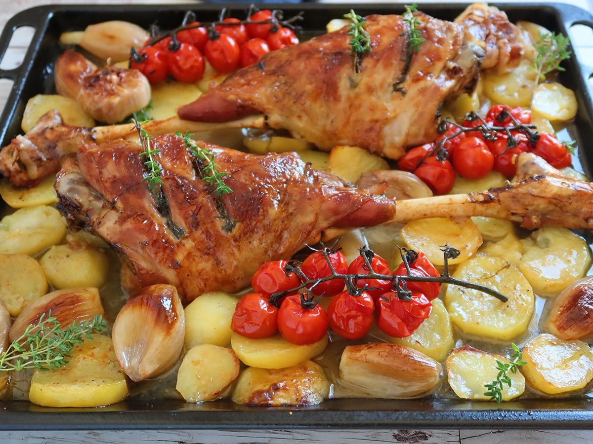 Receta: Pierna De Cordero Al Horno Con Patatas, De Ana Recetas Fáciles