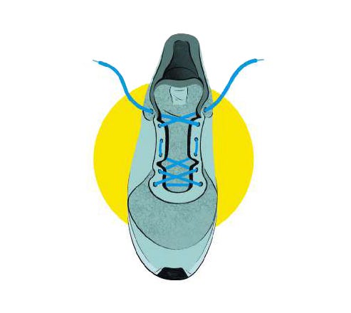 cordones, zapatillas, running, pies 