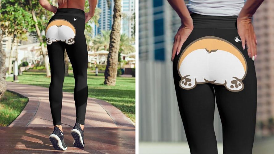 These Leggings Turn Your Booty Into an Adorable Corgi Butt