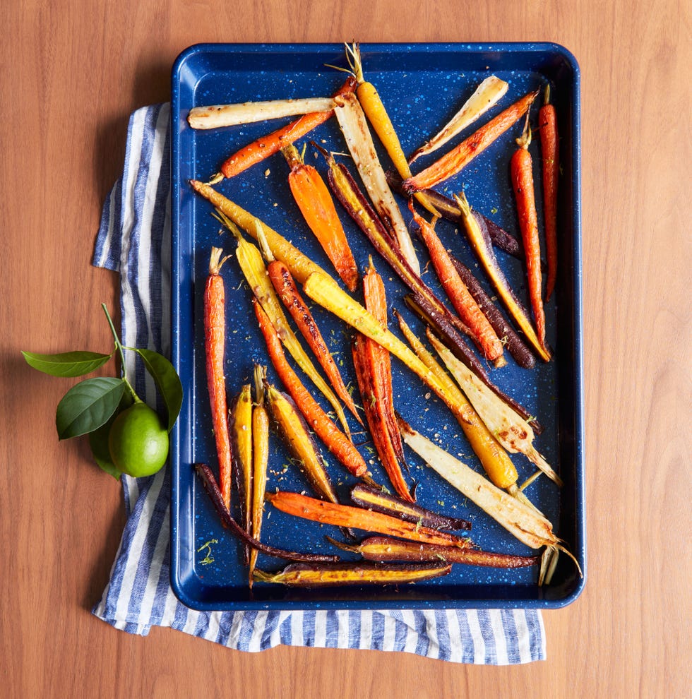 coriander maple glazed carrots