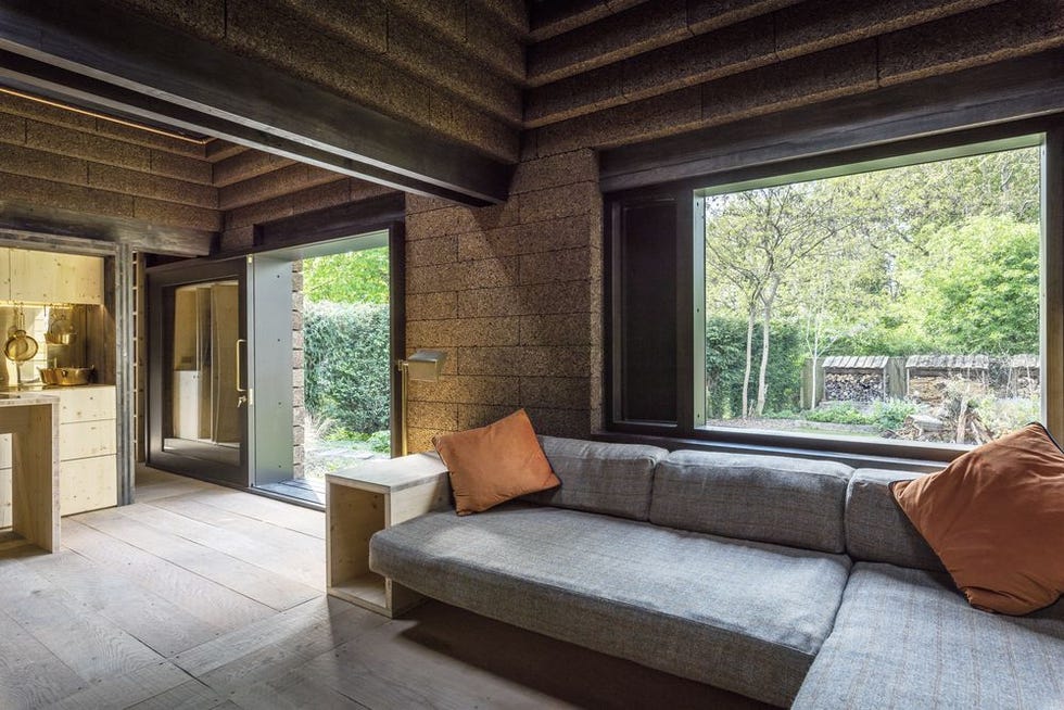 Cork House project (above), designed by architects Matthew Barnett Howland, Dido Milne and Oliver Wilton in collaboration with the Bartlett School of Architecture, UCL,