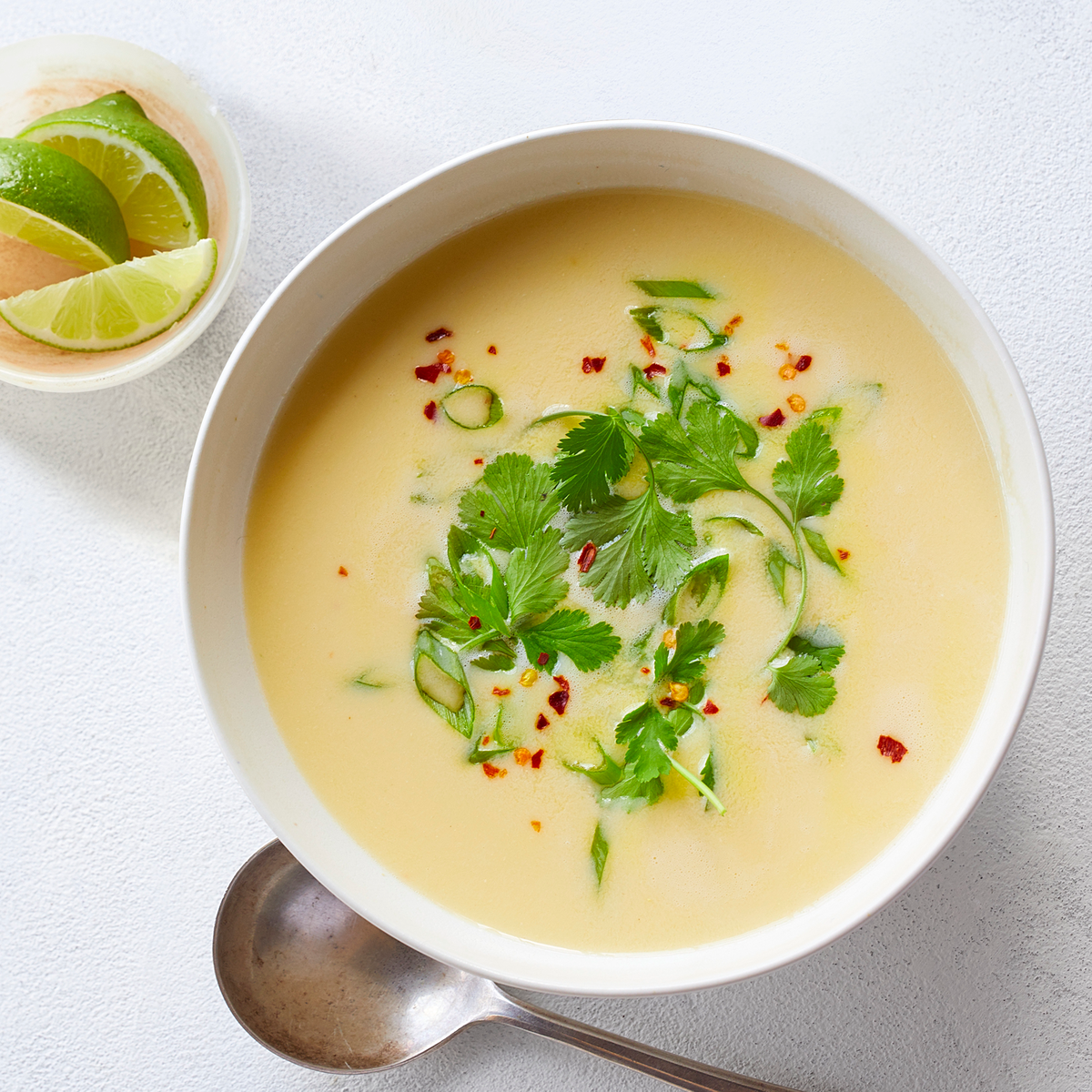 corn and coconut soup