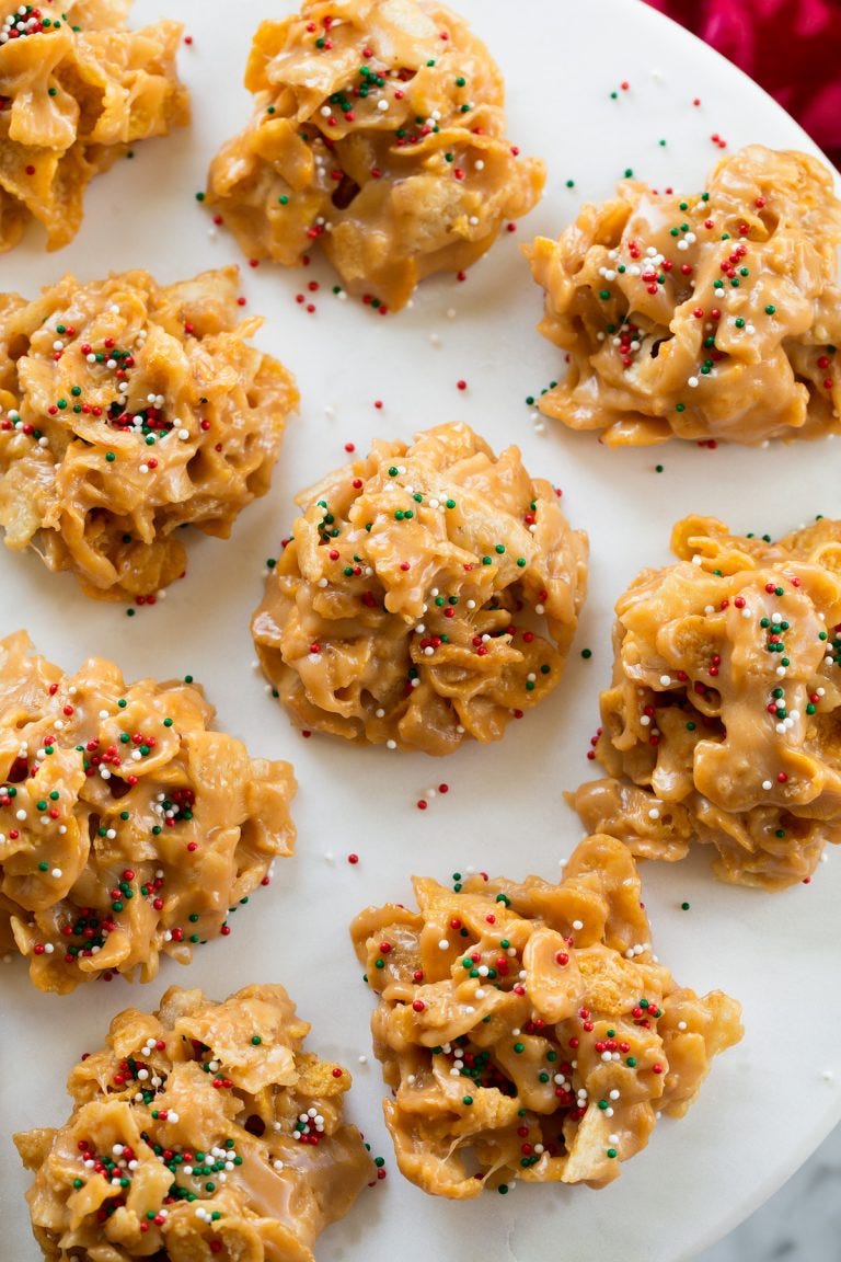 No-Bake Cornflake Cookies