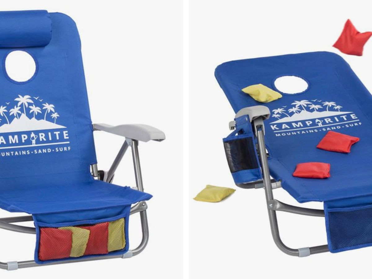 SAC-IT-UP™ Cornhole Beach Chair - Kamp-Rite
