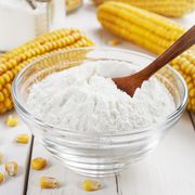 starch and corn cob on the table