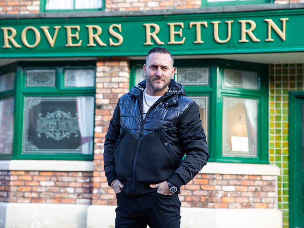 from itvstrict embargo   no use before tuesday 9th february 2021coronation streetwill mellor steps onto the cobbles of coronation streetmanchester actor will mellor will walk into weatherfield next month as leanne battersby jane danson finds herself forced into a dangerous world of drugs and despairin the coming weeks we’ll see a still grieving leanne battling to save son simon alex bain from the hands of an evil drugs gang he’s got mixed up in, after losing her other child oliver to mitochondrial diseasethis fierce maternal instinct to protect simon is what will throw her into the orbit of drugs lord harvey, to be played by 44 year old will mellorharvey is jacob’s ‘boss’ and after jacob has lured a vulnerable simon into his trap, it’s harvey who takes over to pile on the pressure and threats when simon wants outit soon becomes clear that leanne and simon are in way too deep and a menacing harvey has no intention of letting them out of his grasp   will said “i’m honoured to be asked to come into coronation street, it’s such an iconic show and has been a huge part of my family life when i started acting 32 years ago it was my mum’s dream for me to be in corrie so i’m happy to finally be able to make it come true it’s a manchester institution and as a manchester actor this is definitely a box tickedharvey is the first out and out baddie i’ve ever played it’s a very different type of role for me so i’m looking forward to getting my teeth into the character and making some waves” producer iain macleod added “i am so excited to welcome will into our world he is a fantastic actor who has thrown himself heart and soul into making his character as terrifyingly real as possible he will have a massive impact on our characters’ lives, from the moment he swaggers menacingly onto the screen”picture contact davidcrookitvcom photographer   danielle baguleythis photograph is c itv plc and can only be reproduced for editorial purposes directly in connection with the programme or event mentioned above, or itv plc once made available by itv plc picture desk, this photograph can be reproduced once only up until the transmission tx date and no reproduction fee will be charged any subsequent usage may incur a fee this photograph must not be manipulated excluding basic cropping in a manner which alters the visual appearance of the person photographed deemed detrimental or inappropriate by itv plc picture desk this photograph must not be syndicated to any other company, publication or website, or permanently archived, without the express written permission of itv picture desk full terms and conditions are available on  wwwitvcompresscentreitvpicturesterms
