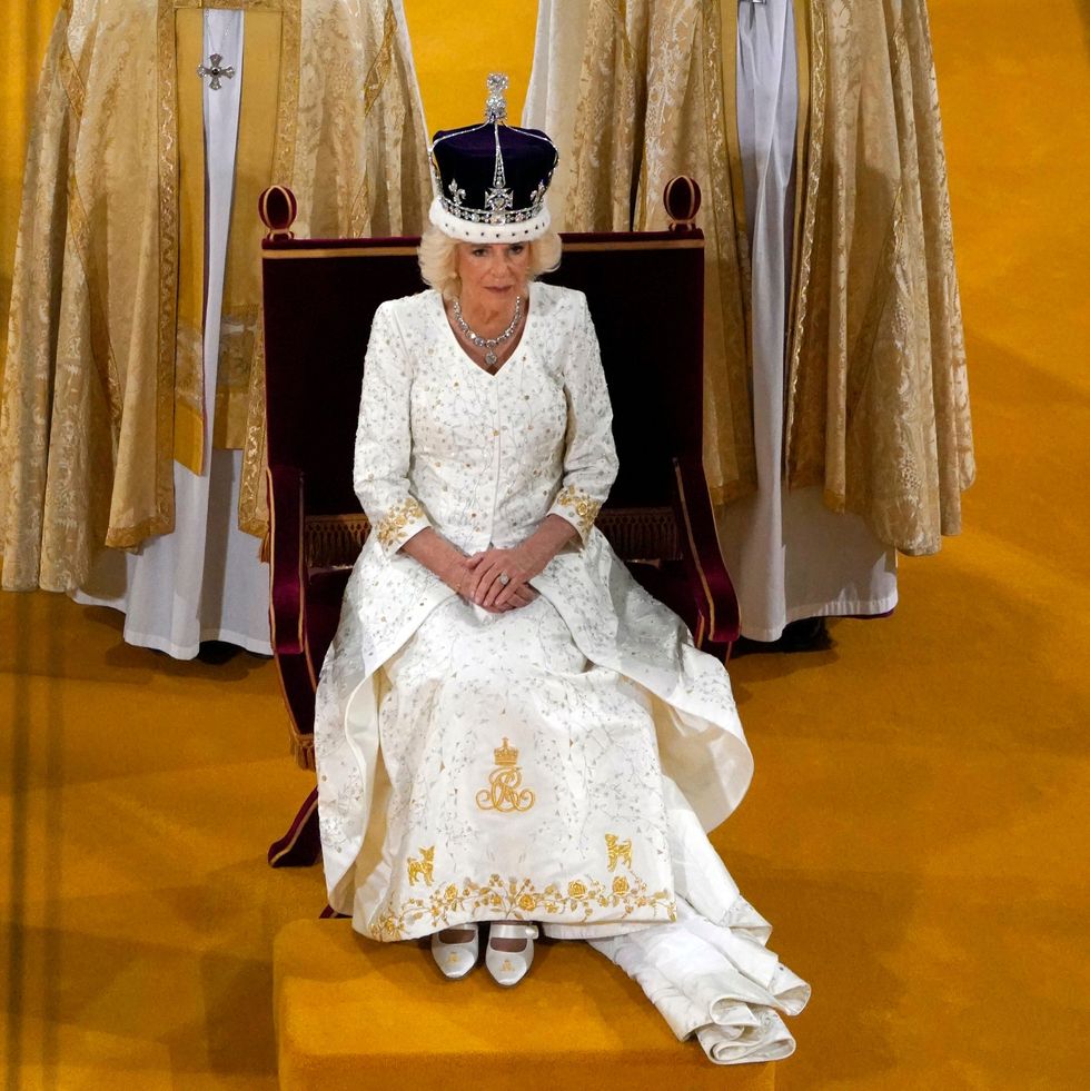 queen camila at the 2023 coronation