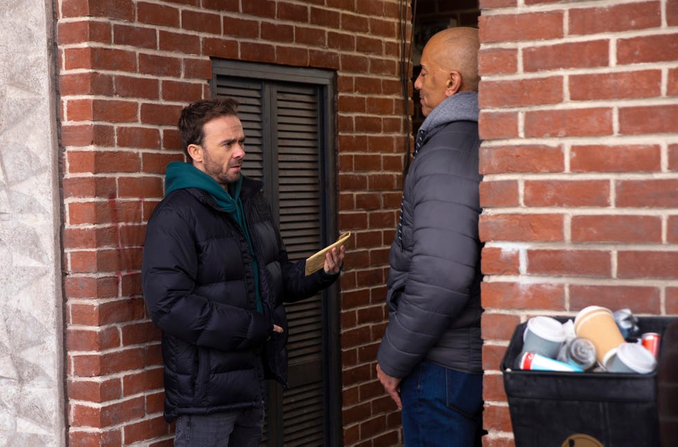 embargo 18022025 david platt and andy garland in coronation street