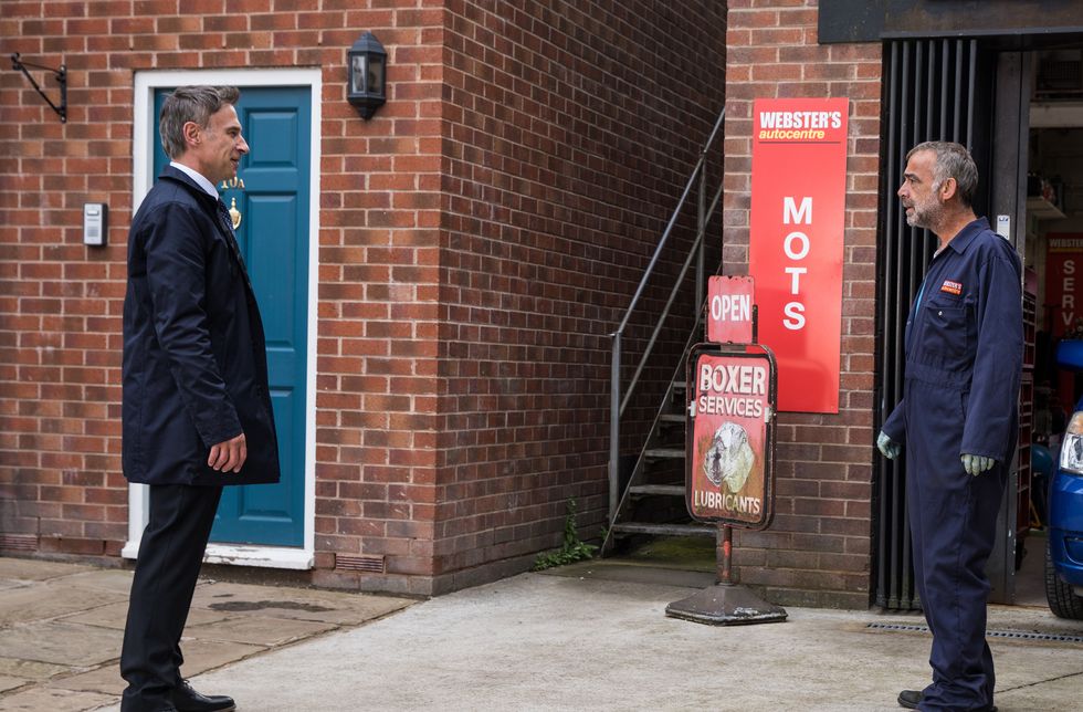 stefan brent and kevin webster in coronation street
