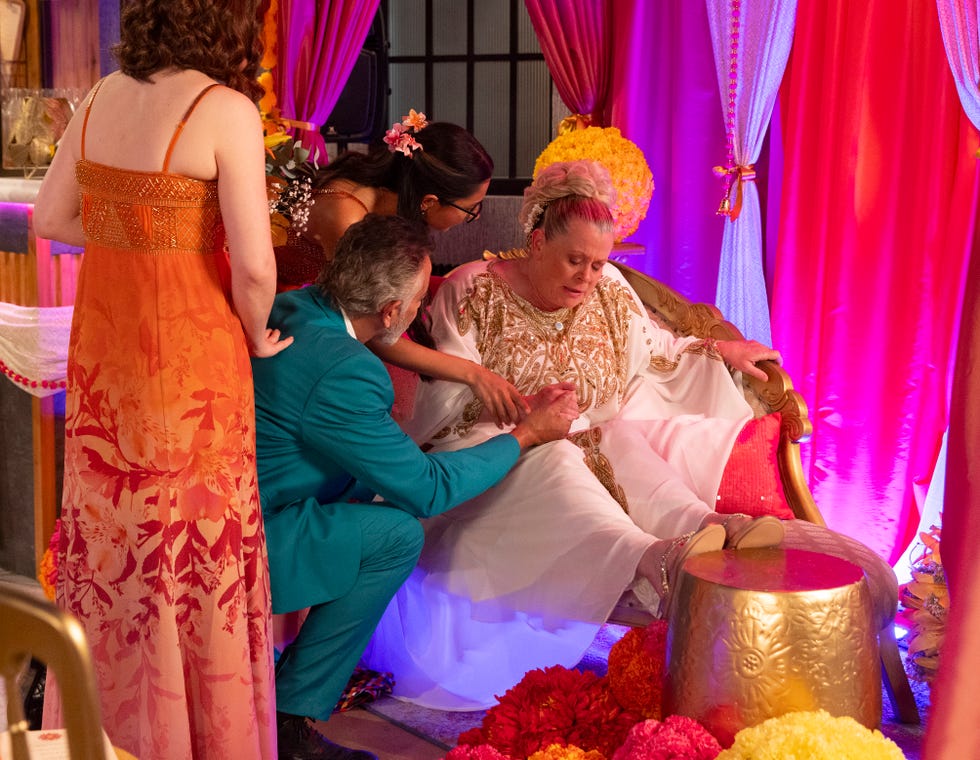 EMBARGOED UNTIL 29/07/2025 00:01 Bernie Winter, Dev Alahan, Coronation Street bernie winter, dev alahan, coronation street