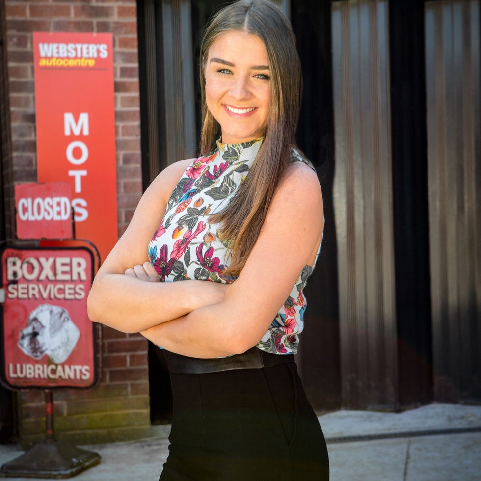 Brooke Vincent as Sophie Webster in Coronation Street