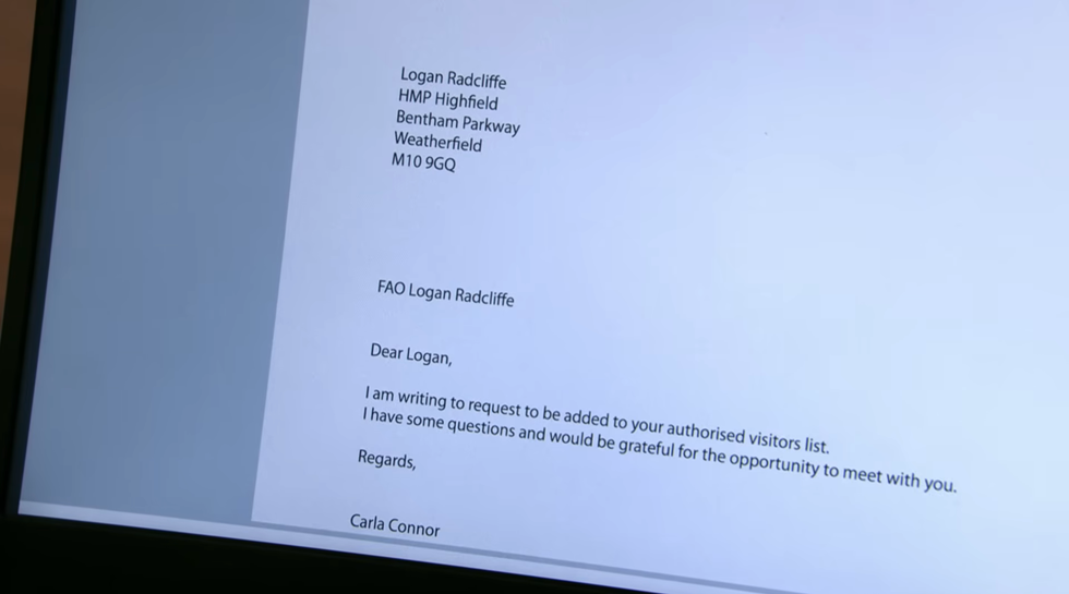coronation street, letter