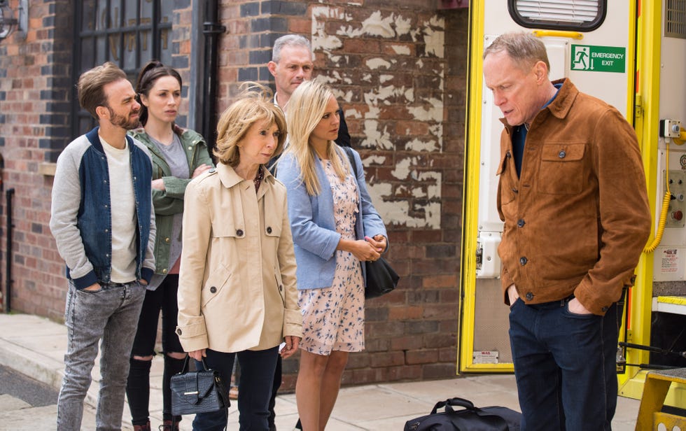 david, shona, gail, sarah, stephen, coronation street