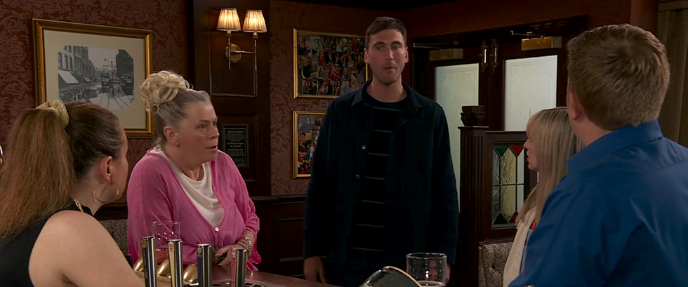 Gemma, Kit, Bernie and Chesney in Coronation Street gemma, kit, bernie and chesney in coronation street
