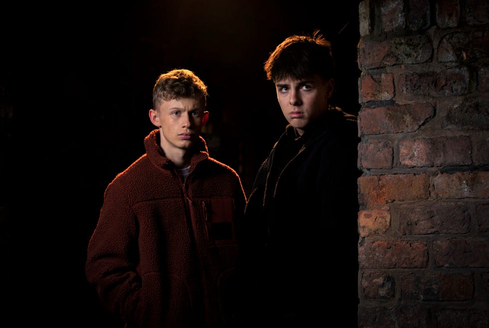 EMBARGOED 27/12/2024 00:01 Dylan Wilson, Mason Radcliffe, Coronation Street dylan wilson, mason radcliffe, coronation street