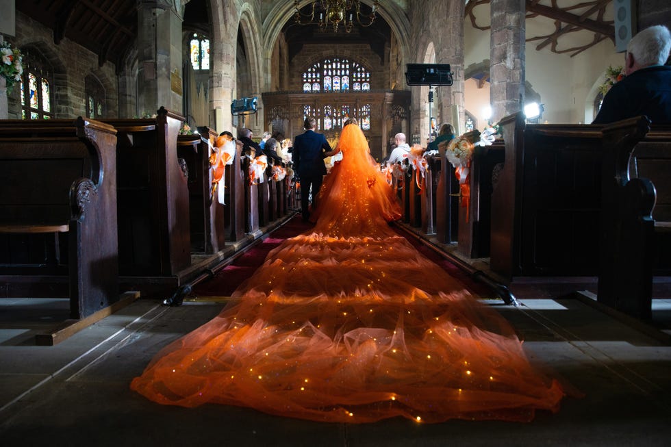 embargo 22052023 detrás de cámaras en la boda de gemma winter en coronation street