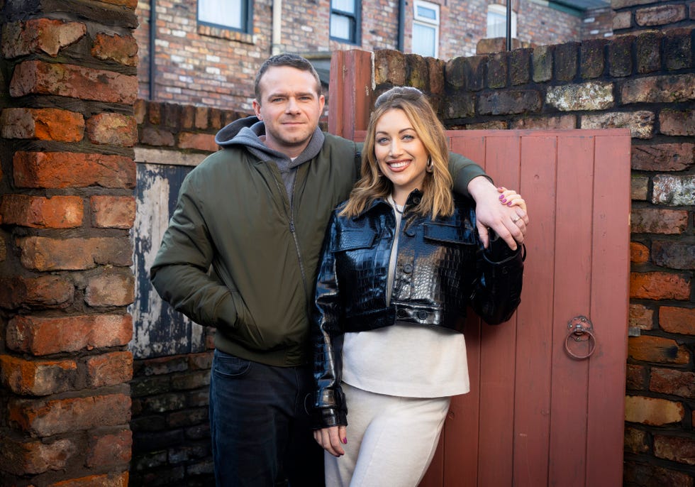 joe layton and farrel hegarty as mick and lou michaelis in coronation street