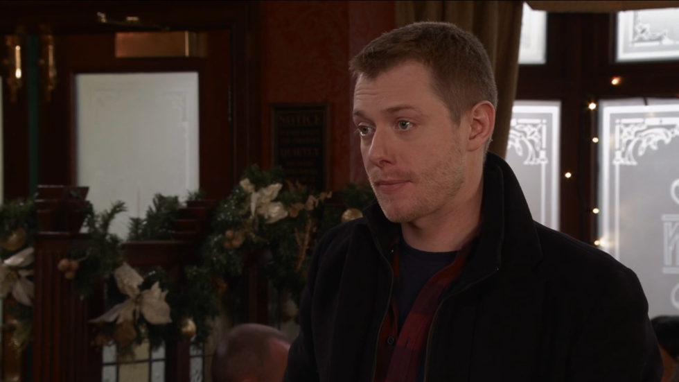 coronation street character daniel osbourne in the rovers return pub