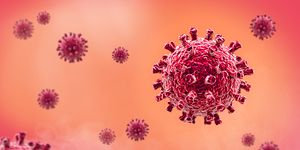 coronavirus microbiology and virology concept 3d illustration