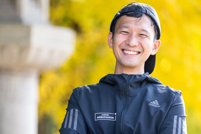 el 'corredor gps' japonés que hace dibujos corriendo