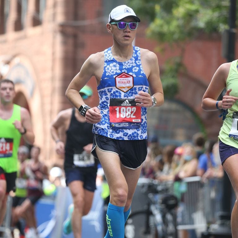 david pai, corredor del maratón de boston