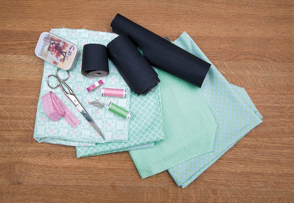 Materiales para hacer una bolsa de tela
