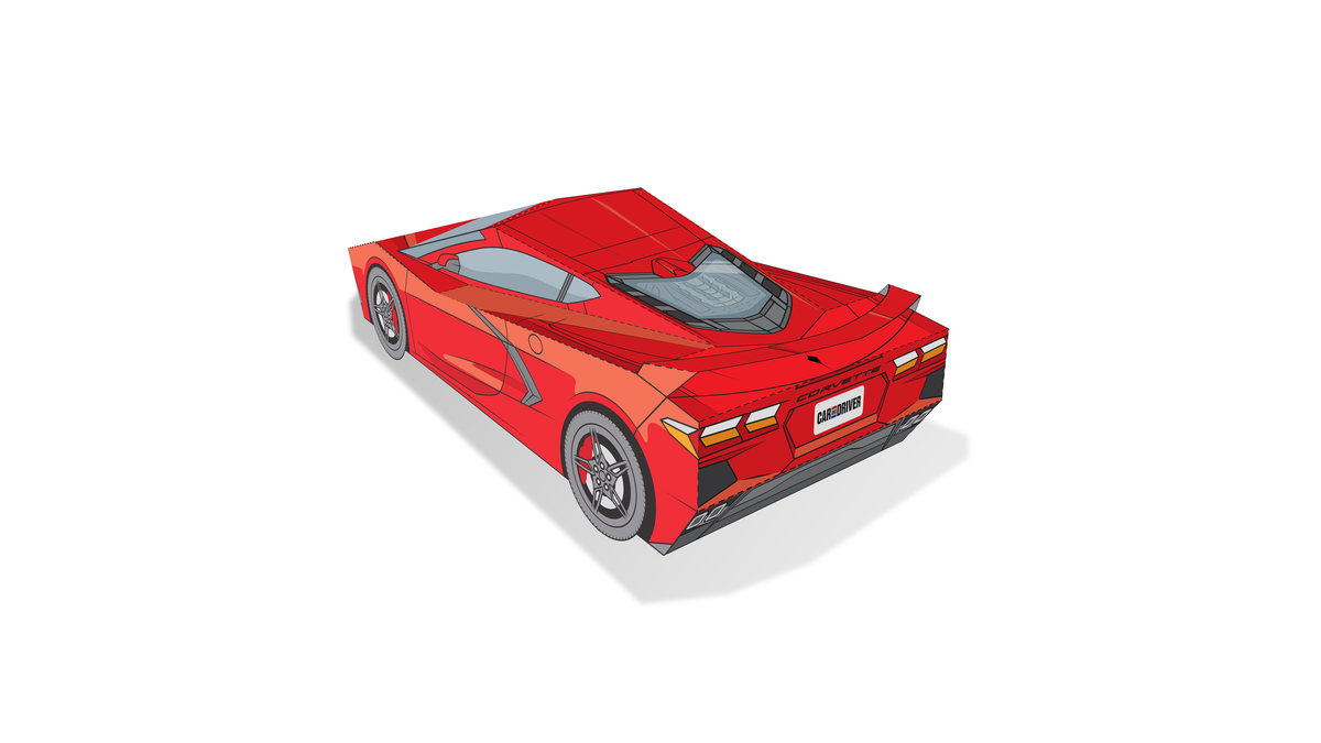 Chevrolet Corvette F1 Racing Handprint All Over Print 3D Combo
