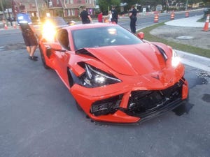 Chevrolet Corvette C8 accidente