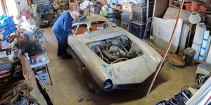 corvette custom show car de 1957 barn find