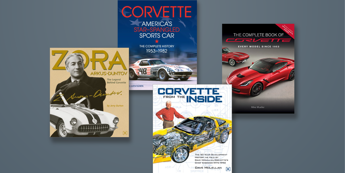 Corvette books collage