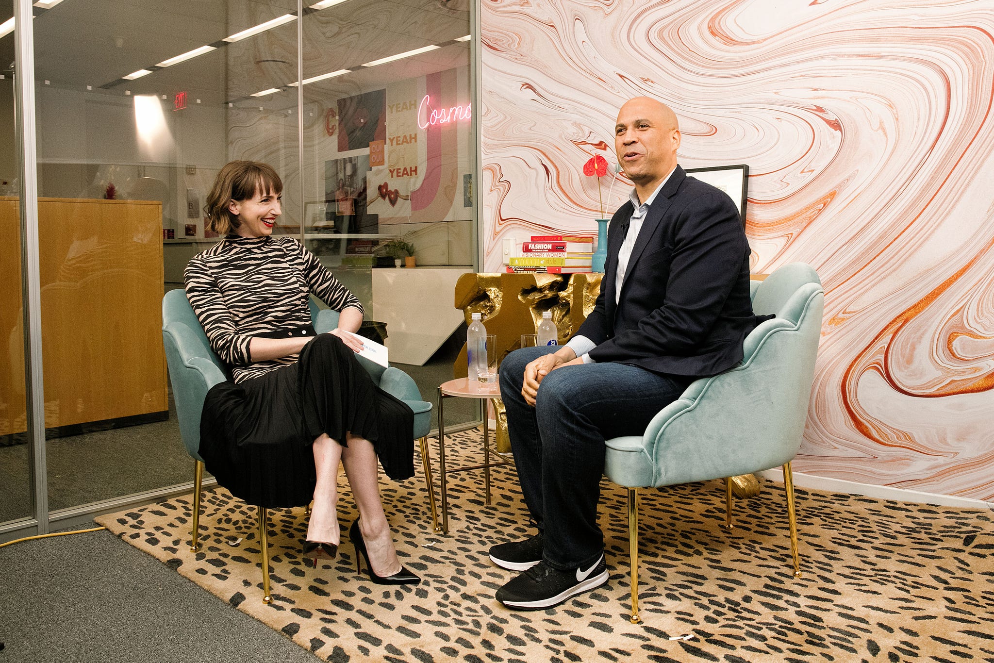 Cory Booker Talks to Millennial Women in Cosmopolitan Interview