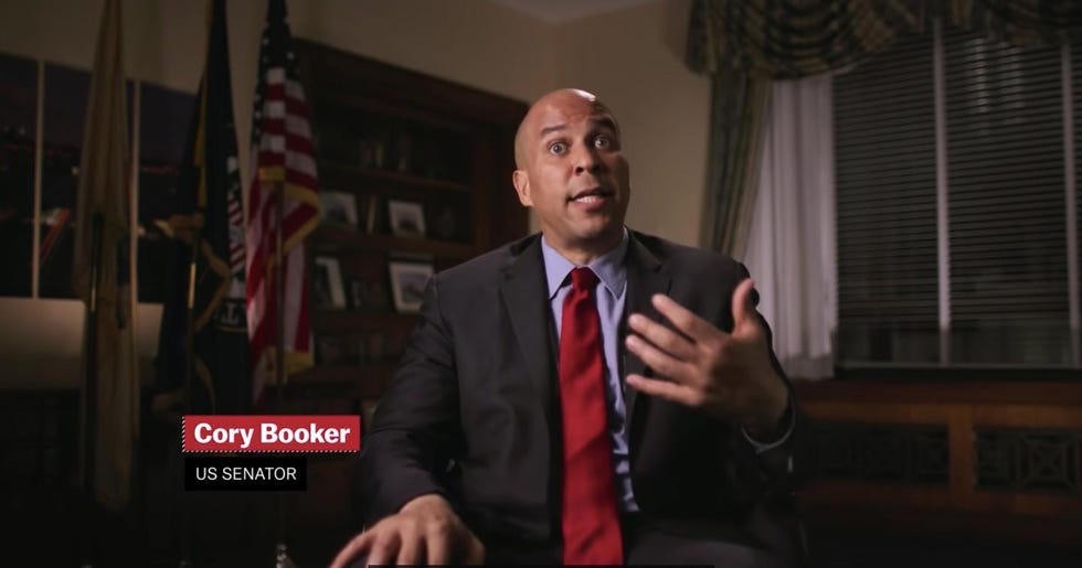 cory booker, explained the racial pay gap